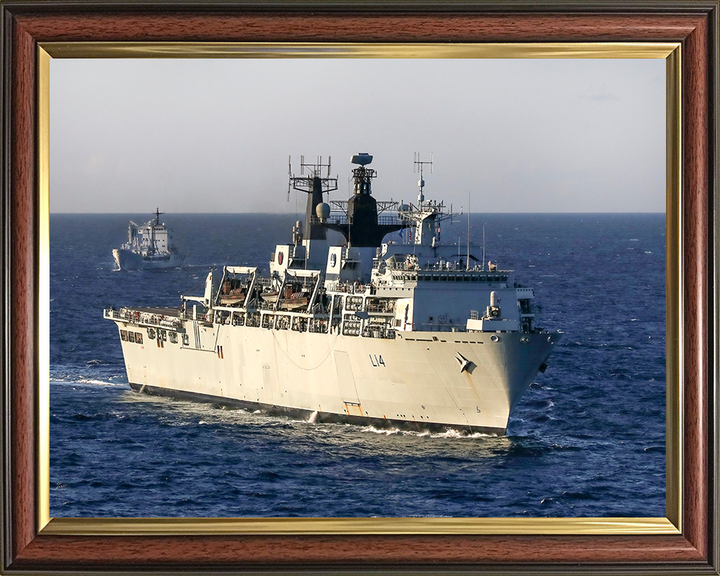 HMS Albion L14 Royal Navy Albion Class amphibious ship Photo Print or Framed Print - Hampshire Prints