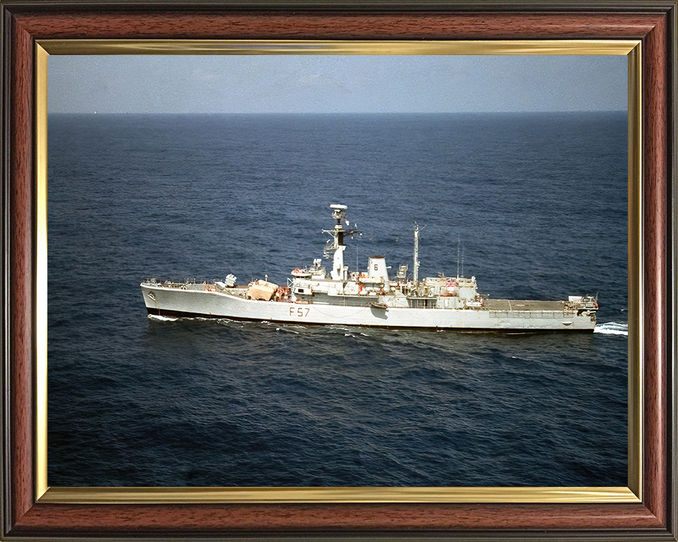 HMS Andromeda F57 Royal Navy Leander class frigate Photo Print or Framed Print - Hampshire Prints