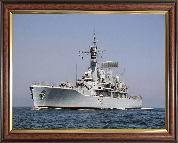 HMS Danae F47 Royal Navy Leander Class Frigate Photo Print or Framed Print - Hampshire Prints