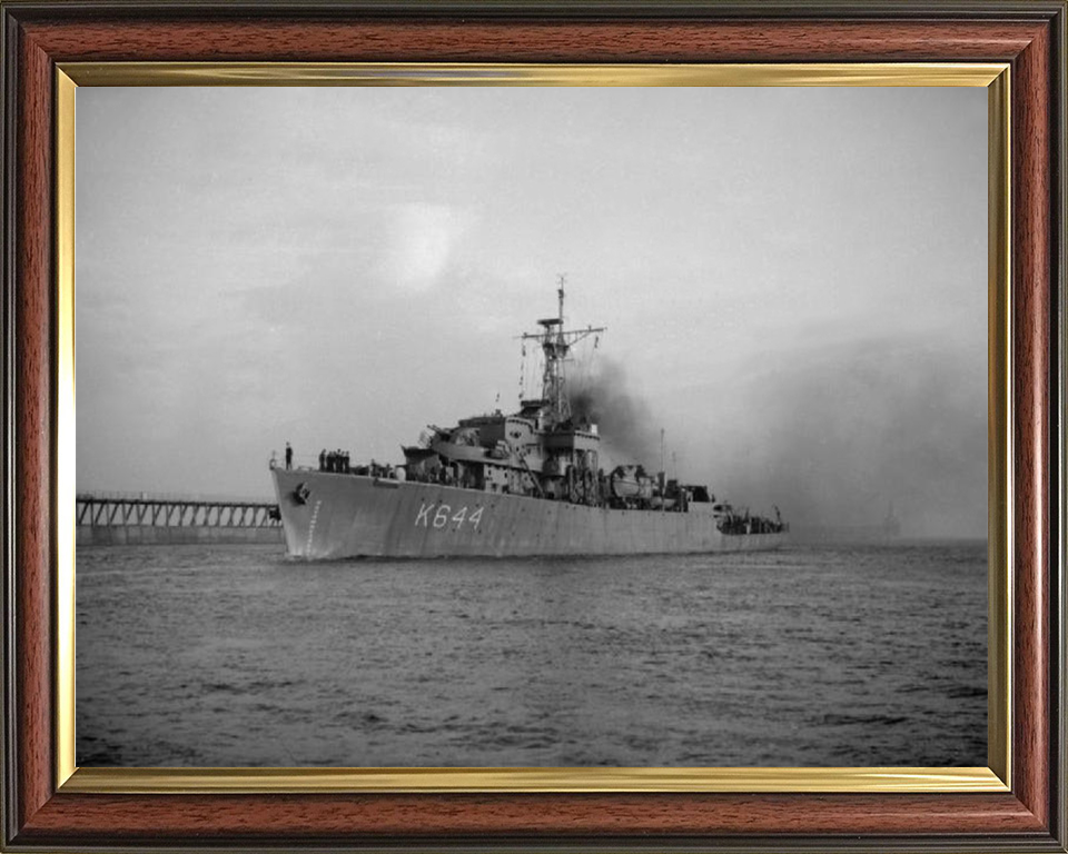 HMS Cawsand Bay K644 Royal Navy Bay Class Frigate Photo Print or Framed Print - Hampshire Prints