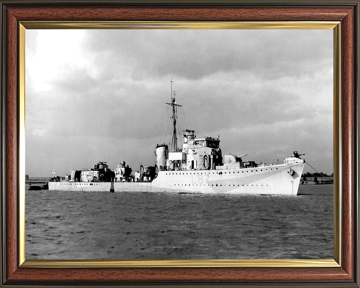 HMS Eglinton L87 | Photo Print | Framed Print | Hunt Class | Destroyer | Royal Navy Hampshire Prints