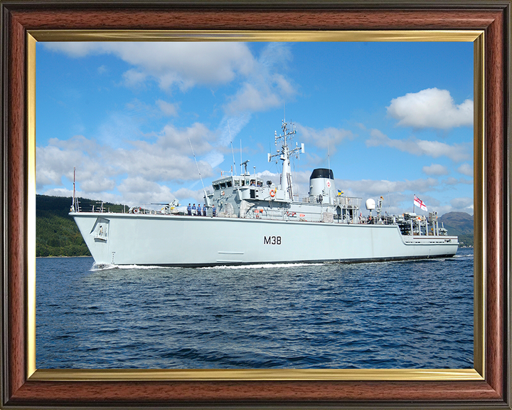 HMS Atherstone M38 Royal Navy Hunt class mine countermeasures vessel Photo Print or Framed Print - Hampshire Prints