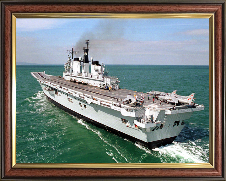 HMS Ark Royal R07 Royal Navy Invincible class aircraft carrier Photo Print or Framed Print - Hampshire Prints