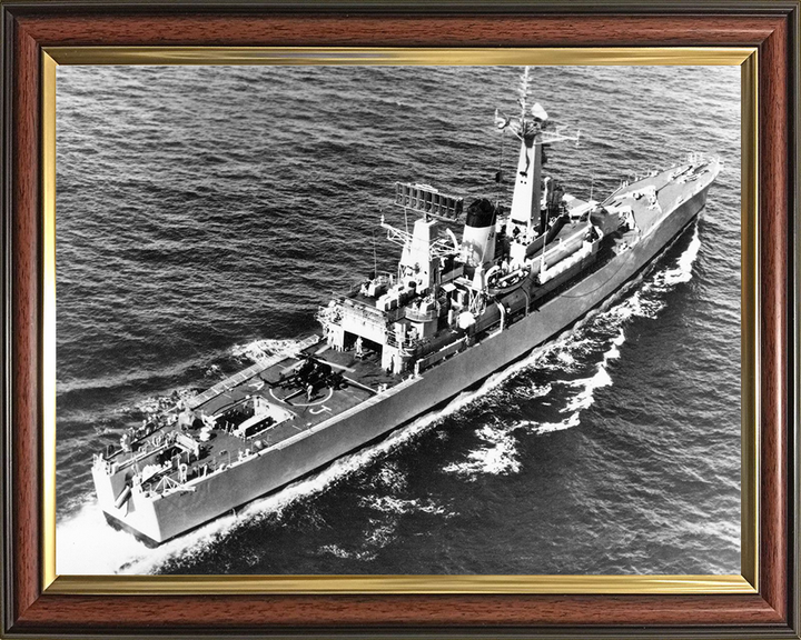 HMS Ajax F114 Royal Navy Leander Class Frigate Photo Print or Framed Print - Hampshire Prints