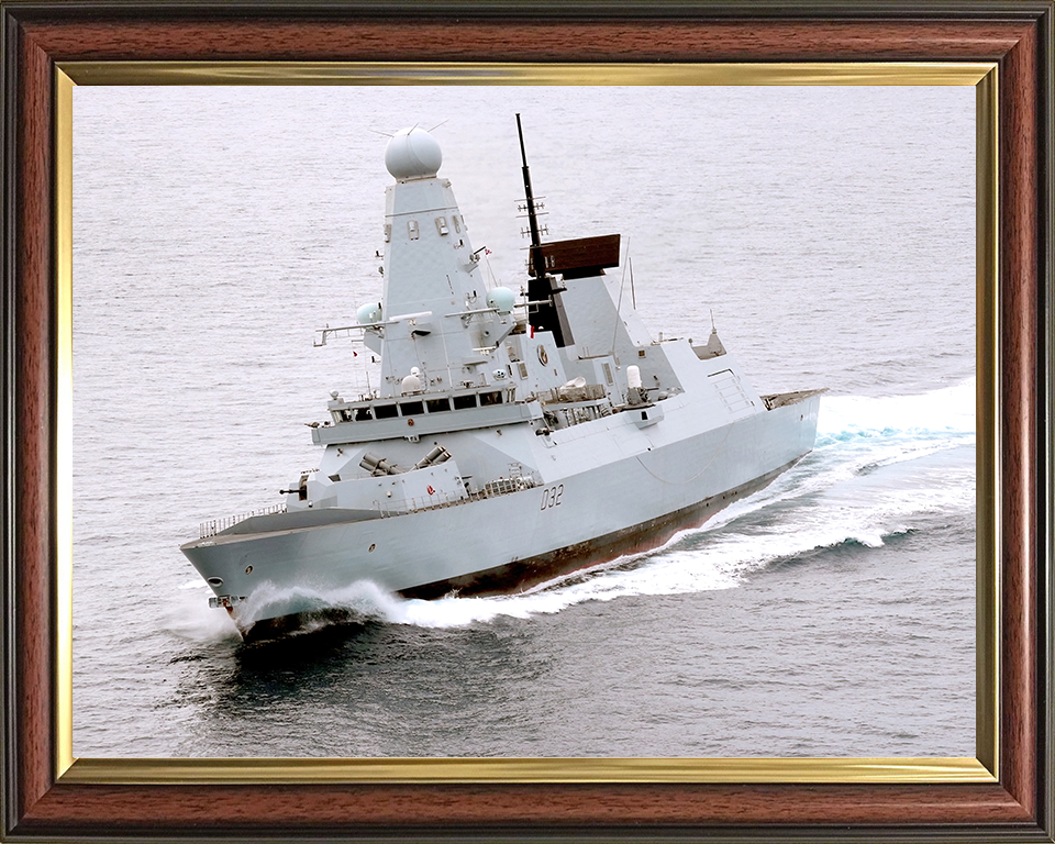 HMS Daring D32 Royal Navy Type 45 Destroyer Photo Print or Framed Print - Hampshire Prints