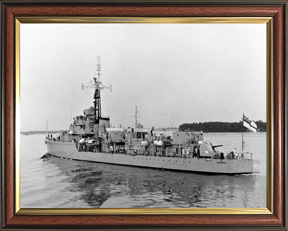 HMS Cassandra D10 (R62) Royal Navy C class destroyer Photo Print or Framed Print - Hampshire Prints