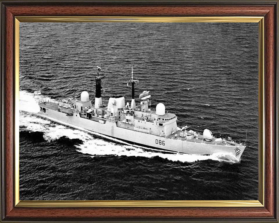 HMS Birmingham D86 Royal Navy Type 42 destroyer Photo Print or Framed Print - Hampshire Prints