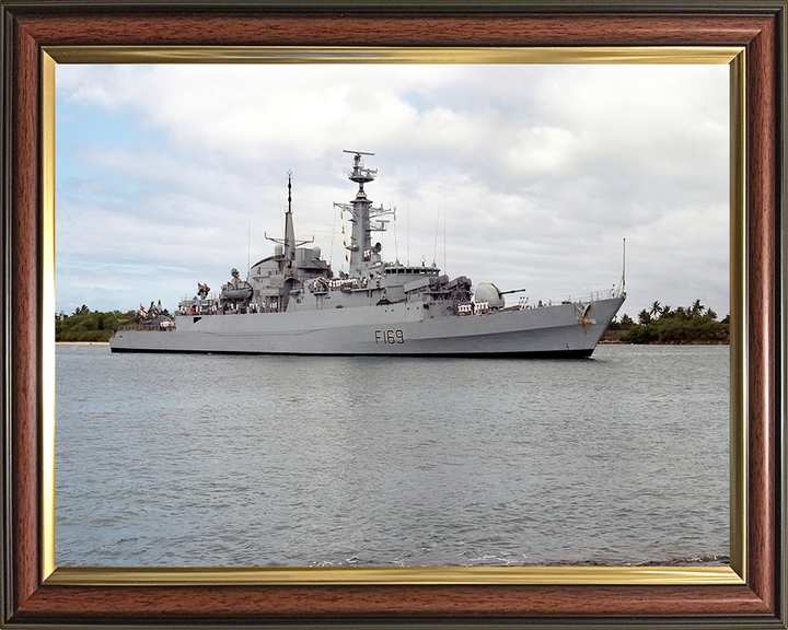 HMS Amazon F169 Royal Navy type 21 Frigate Photo Print or Framed Print - Hampshire Prints