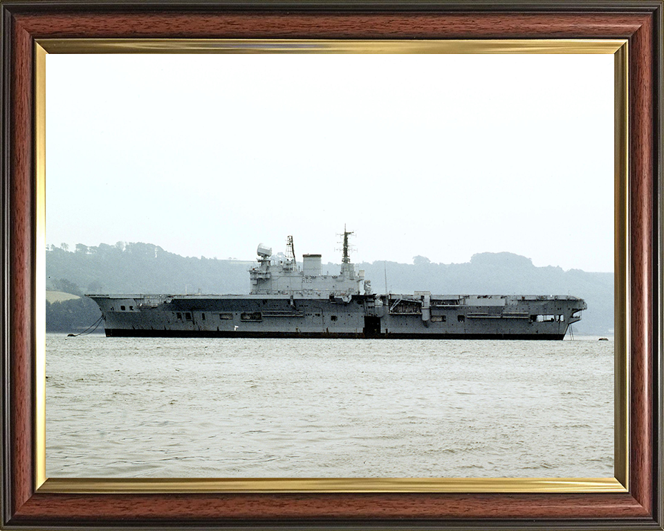 HMS Eagle R05 Royal Navy Audacious class aircraft carrier Photo Print or Framed Print - Hampshire Prints