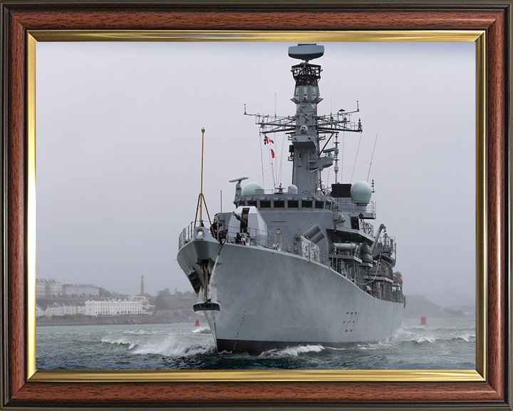 HMS Argyll F231 Royal Navy type 23 Frigate Photo Print or Framed Print - Hampshire Prints