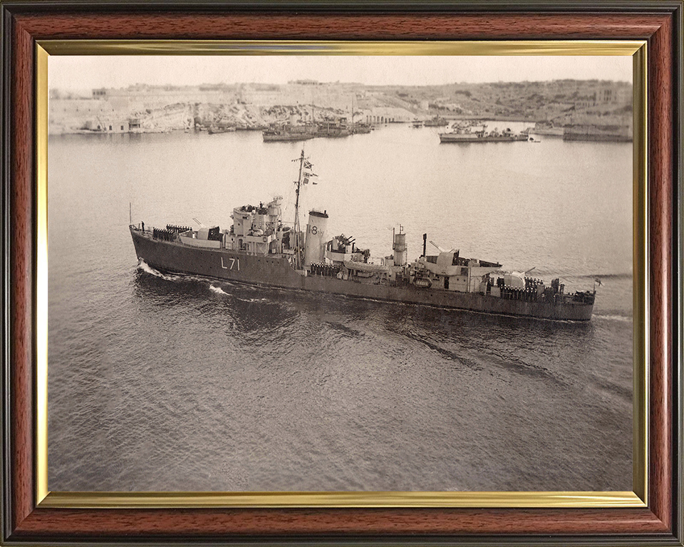 HMS Calpe L71 | Photo Print | Framed Print | Poster | Hunt Class | Destroyer | Royal Navy Hampshire Prints