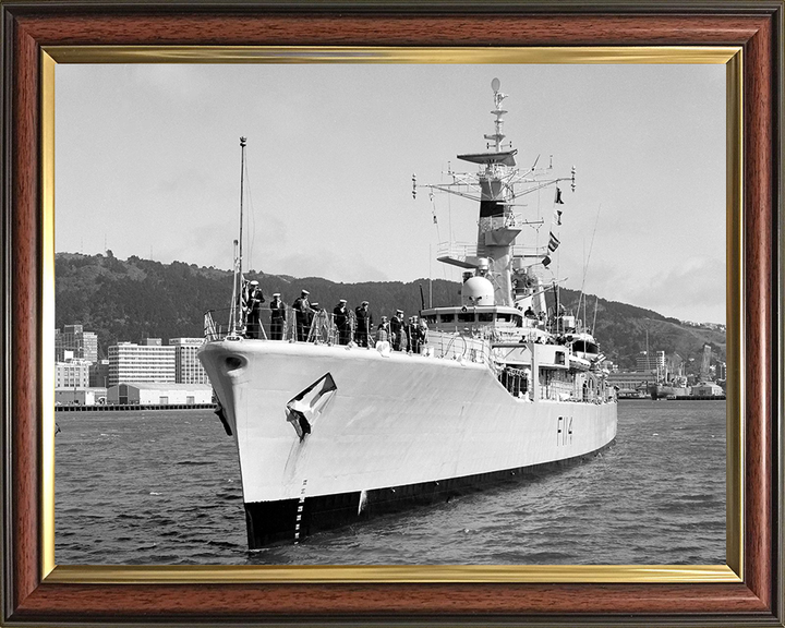 HMS Ajax F114 Royal Navy Leander Class Frigate Photo Print or Framed Print - Hampshire Prints