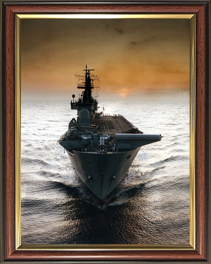 HMS Ark Royal R07 Royal Navy Invincible class aircraft carrier Photo Print or Framed Print - Hampshire Prints