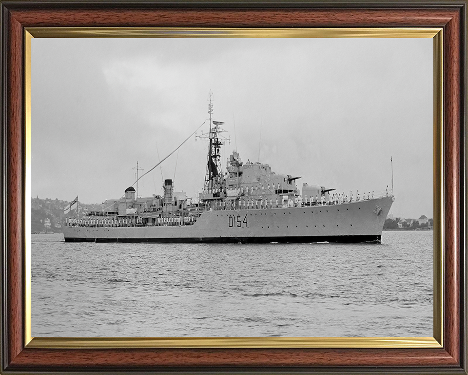 HMS Duchess D154 Royal Navy Daring class destroyer Photo Print or Framed Print - Hampshire Prints