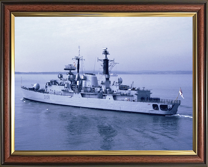 HMS Cardiff D108 Royal Navy Type 42 destroyer Photo Print or Framed Print - Hampshire Prints