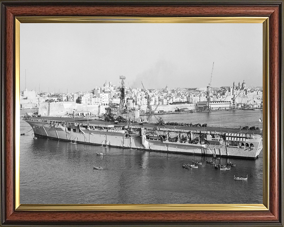 HMS Albion R07 Royal Navy Centaur class light fleet carrier Photo Print or Framed Print - Hampshire Prints