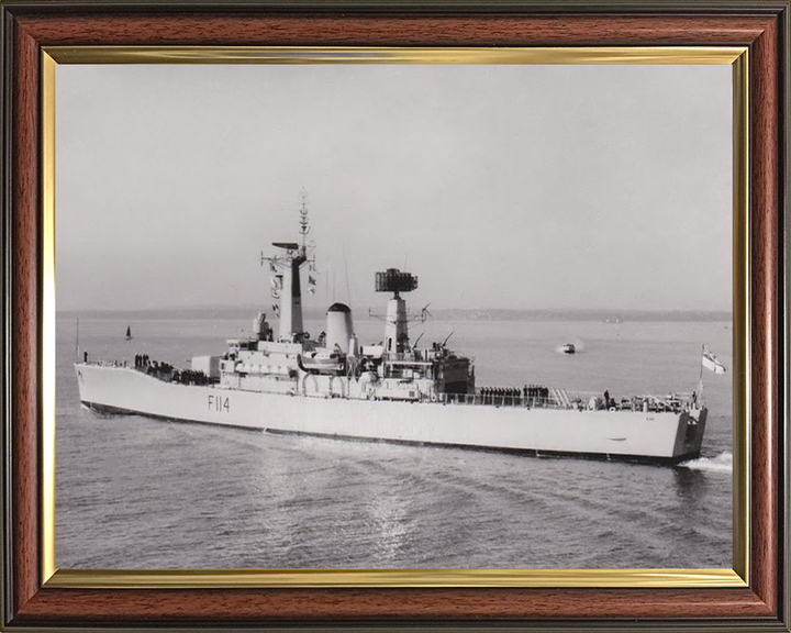 HMS Ajax F114 | Photo Print | Framed Print | Poster | Leander Class | Frigate | Royal Navy Hampshire Prints