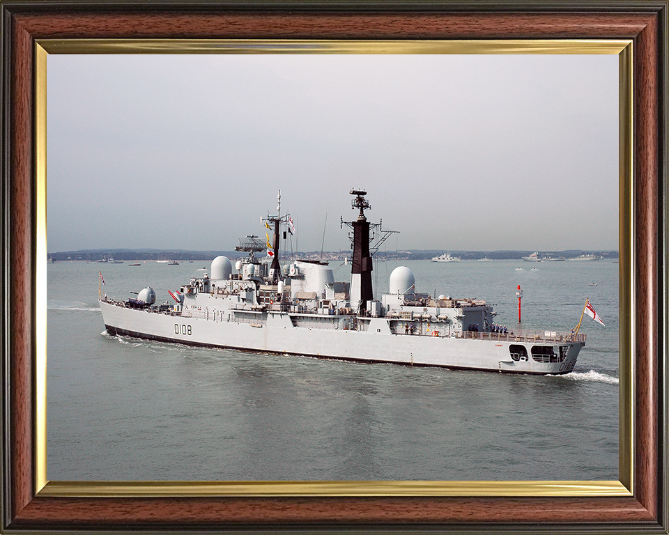 HMS Cardiff D108 Royal Navy Type 42 destroyer Photo Print or Framed Print - Hampshire Prints