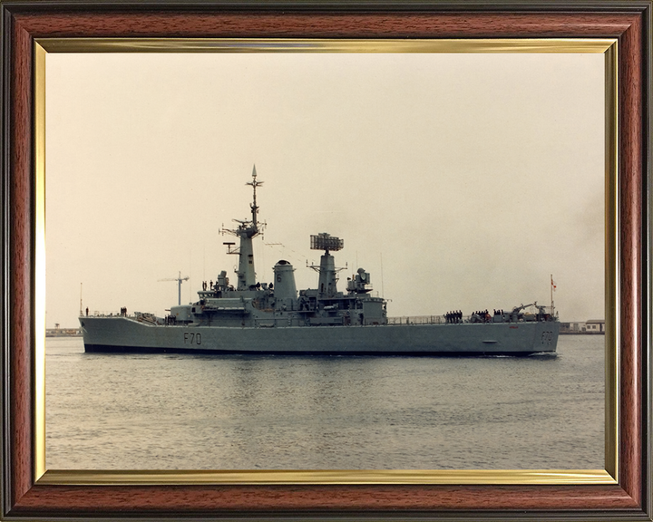 HMS Apollo F70 Royal Navy Leander class Frigate Photo Print or Framed Print - Hampshire Prints