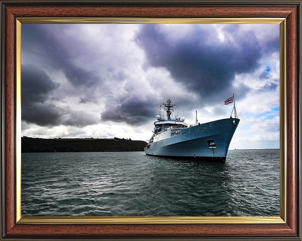 HMS Echo H87 Royal Navy Echo class survey vessel Photo Print or Framed Print - Hampshire Prints