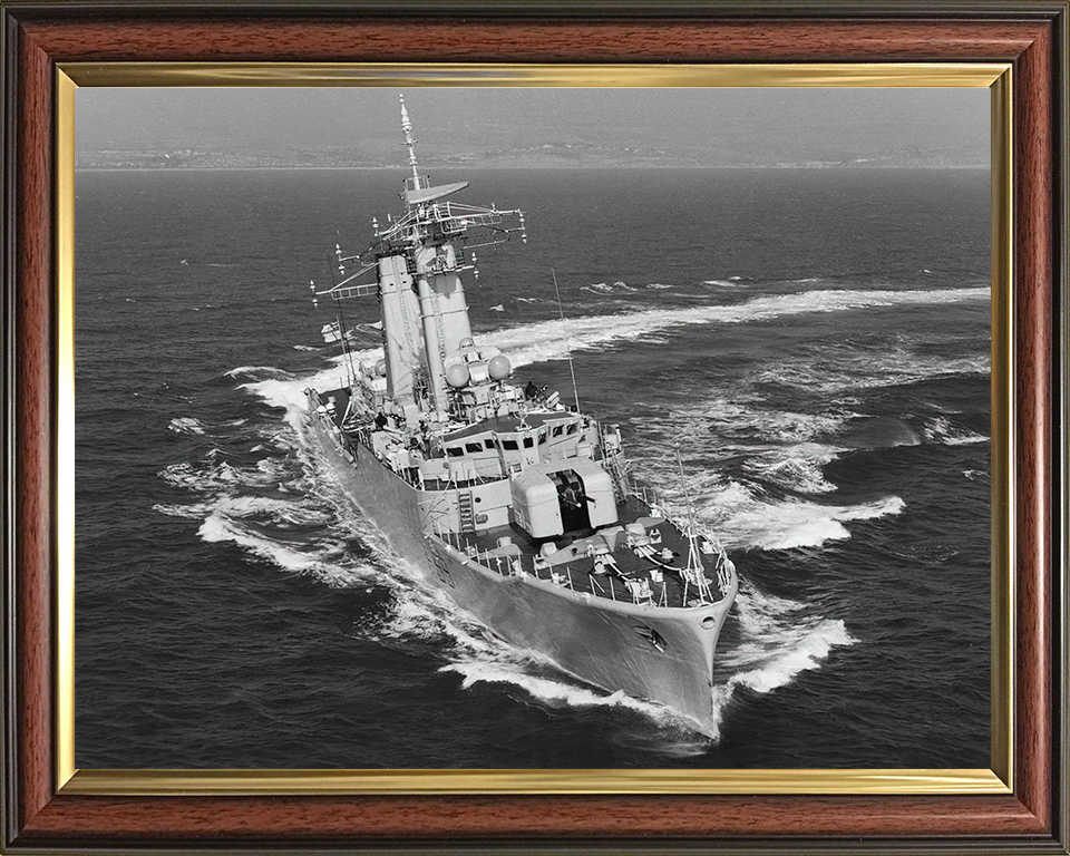 HMS Chichester F59 Royal Navy Salisbury class Frigate Photo Print or Framed Print - Hampshire Prints