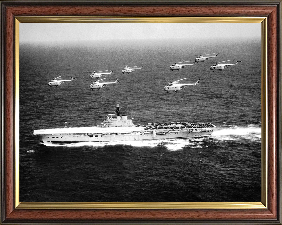 HMS Bulwark R08 | Photo Print | Framed Print | Centaur Class | Fleet Carrier | Royal Navy Hampshire Prints