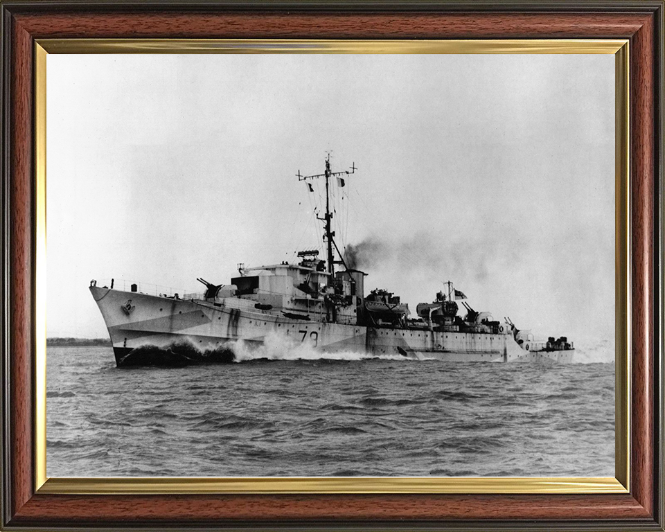 HMS Brissenden L79 | Photo Print | Framed Print | Hunt Class | Destroyer | Royal Navy Hampshire Prints