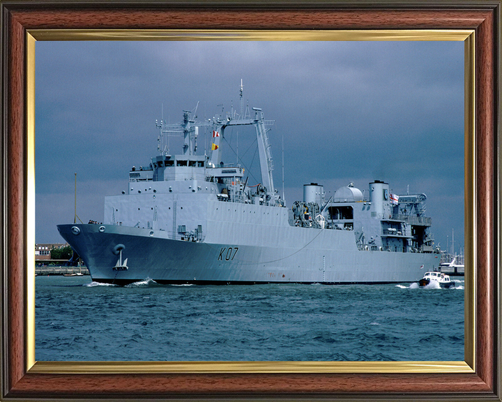 HMS Challenger K07 | Photo Print | Framed Print | Diving Support Vessel | Royal Navy Hampshire Prints