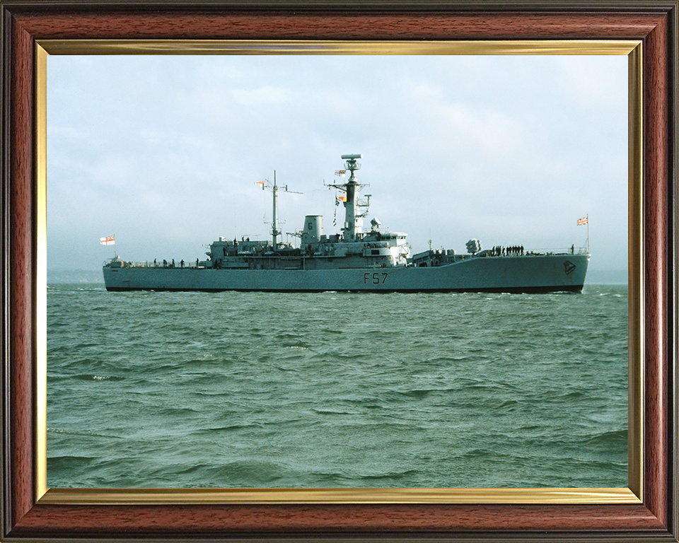 HMS Andromeda F57 Royal Navy Leander class frigate Photo Print or Framed Print - Hampshire Prints