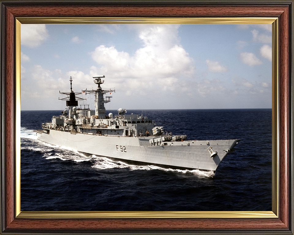 HMS Boxer F92 Royal Navy Type 22 Frigate Photo Print or Framed Print - Hampshire Prints