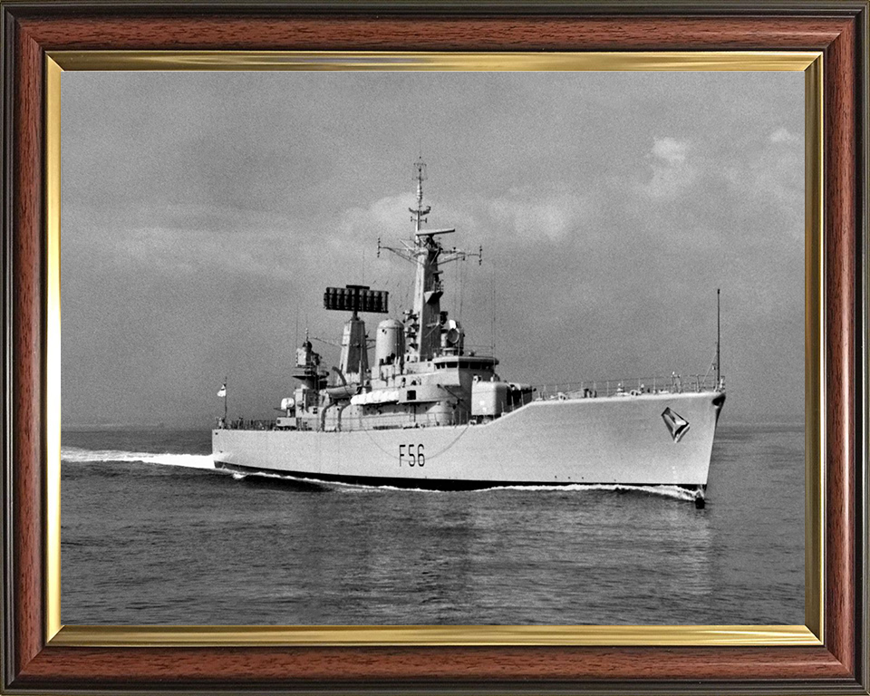 HMS Argonaut F56 Royal Navy Leander class frigate Photo Print or Framed Print - Hampshire Prints