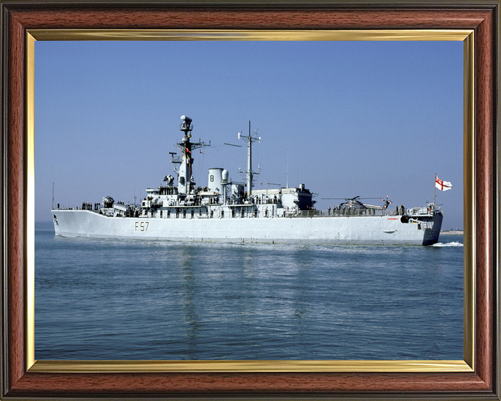 HMS Andromeda F57 Royal Navy Leander class frigate Photo Print or Framed Print - Hampshire Prints