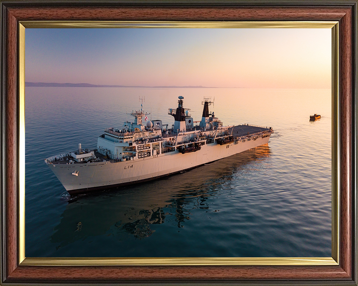 HMS Albion L14 Royal Navy Albion Class amphibious ship Photo Print or Framed Print - Hampshire Prints