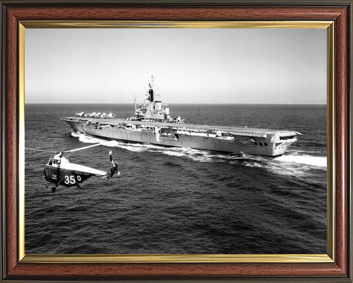 HMS Centaur R06 | Photo Print | Framed Print | Centaur Class | Fleet Carrier | Royal Navy Hampshire Prints