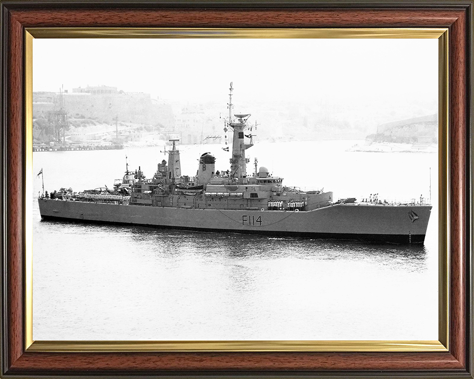 HMS Ajax F114 | Photo Print | Framed Print | Poster | Leander Class | Frigate | Royal Navy Hampshire Prints