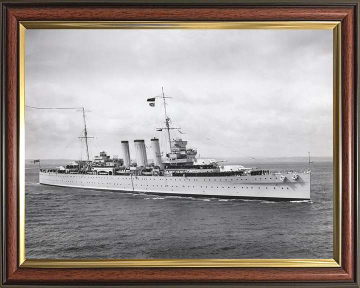 HMS Cornwall (56) | Photo Print | Framed Print | County Class | Heavy Cruiser | Royal Navy Hampshire Prints