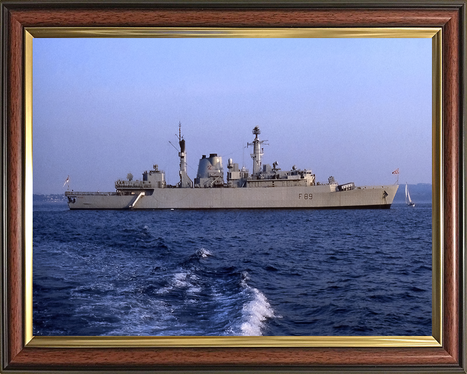 HMS Battleaxe F89 Royal Navy Type 22 Frigate Photo Print or Framed Print - Hampshire Prints