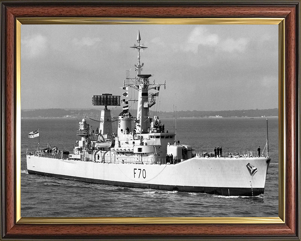 HMS Apollo F70 Royal Navy Leander class Frigate Photo Print or Framed Print - Hampshire Prints