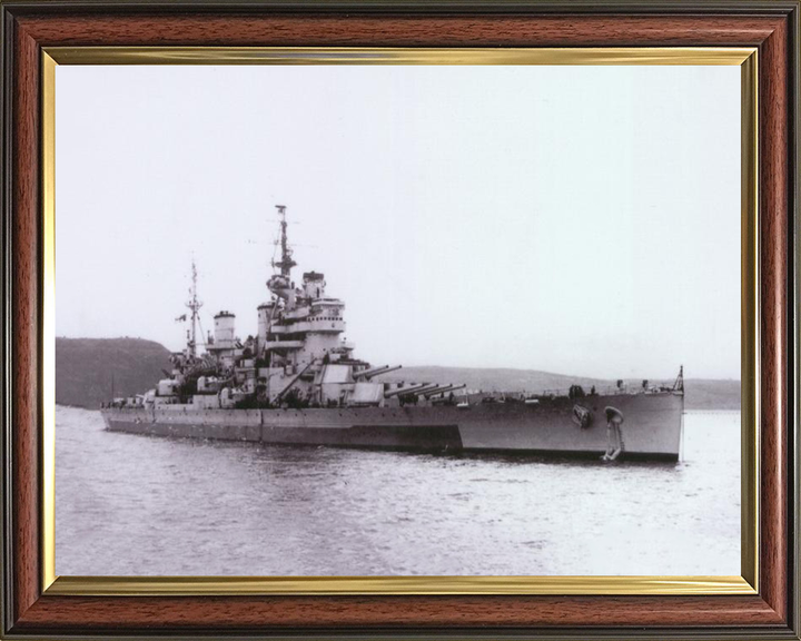 HMS Anson 79 | Photo Print | Framed Print | King George V Class | Battleship | Royal Navy Hampshire Prints