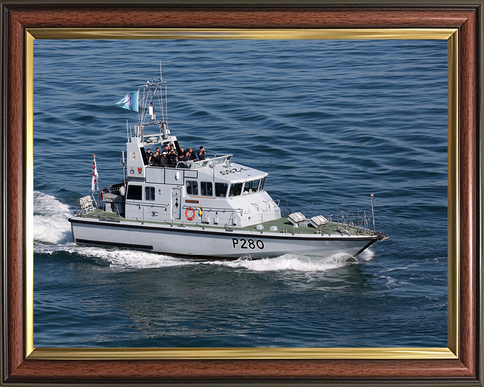 HMS Dasher P280 | Photo Print | Framed Print | Archer Class | P2000 | Patrol Vessel | Royal Navy Hampshire Prints