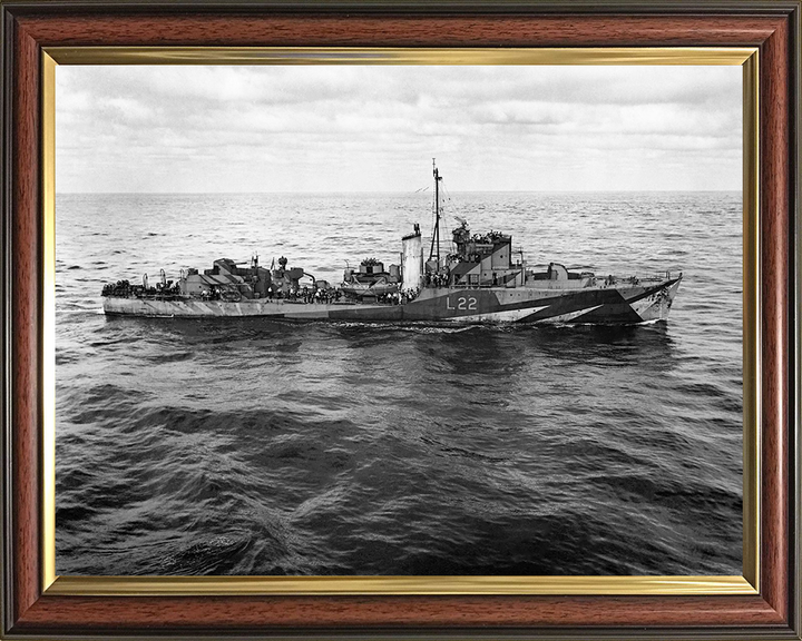 HMS Aldenham L22 | Photo Print | Framed Print | Hunt Class | Escort destroyer | Royal Navy Hampshire Prints