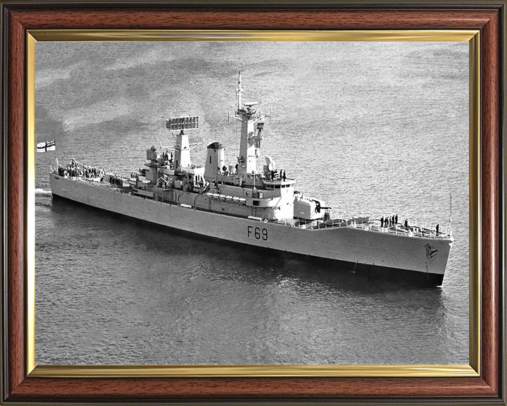 HMS Bacchante F69 | Photo Print | Framed Print | Leander Class | Frigate | Royal Navy Hampshire Prints