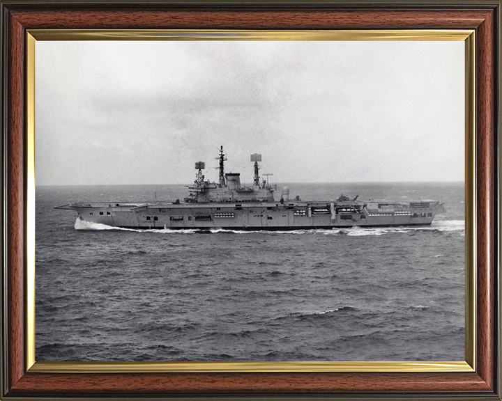 HMS Ark Royal R09 Royal Navy Audacious class aircraft carrier Photo Print or Framed Print - Hampshire Prints