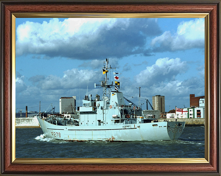 HMS Alderney P278 | Photo Print | Framed Print | Island Class | Patrol Vessel | Royal Navy Hampshire Prints