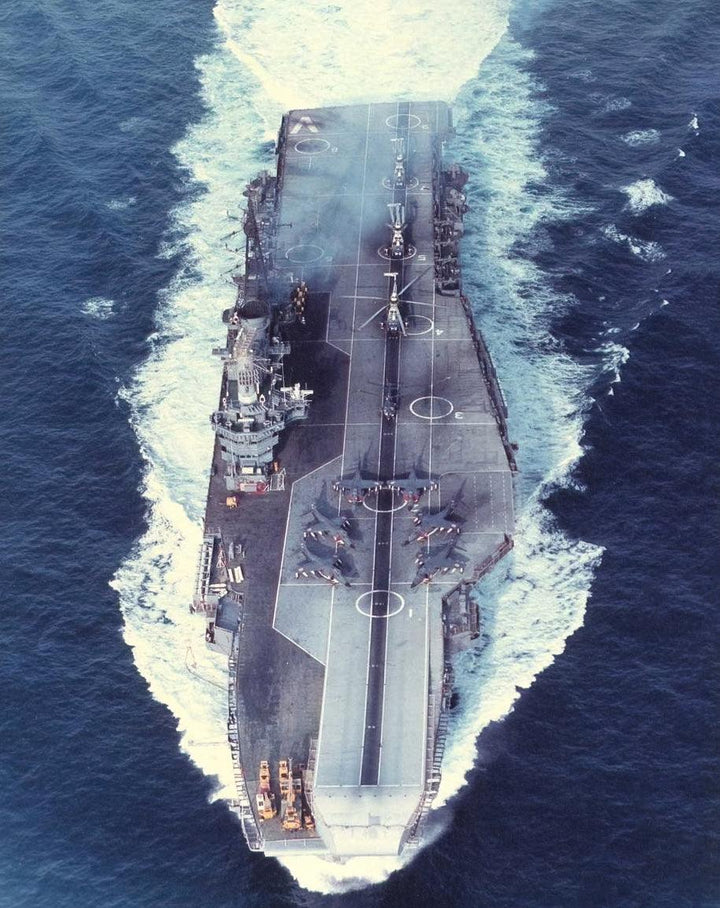 HMS Hermes R12 | Photo Print | Framed Print | Centaur Class | Aircraft Carrier | Royal Navy Hampshire Prints