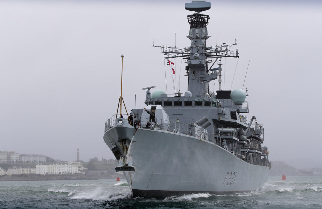 HMS Argyll F231 Royal Navy type 23 Frigate Photo Print or Framed Print - Hampshire Prints