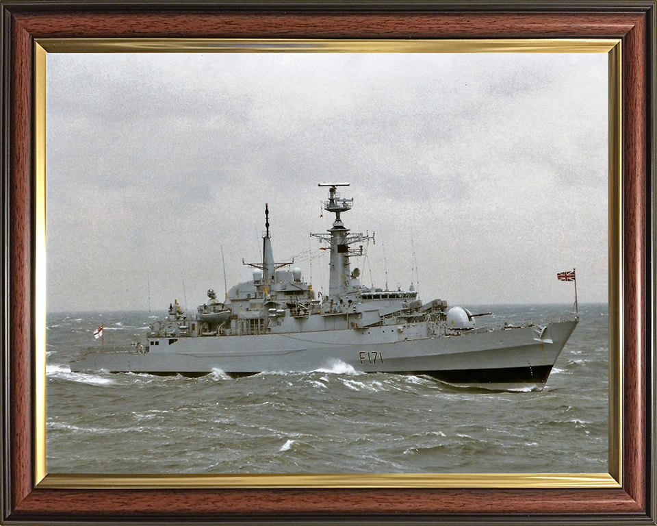 HMS Active F171 Royal Navy Type 21 frigate Photo Print or Framed Print - Hampshire Prints