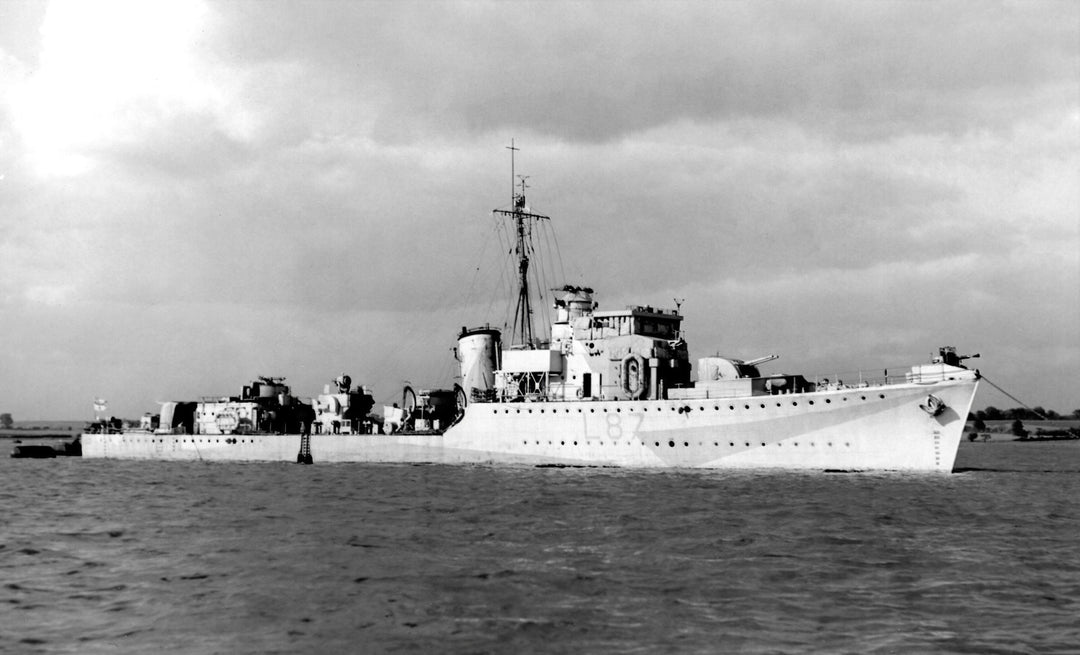 HMS Eglinton L87 Royal Navy Hunt class destroyer Photo Print or Framed Print - Hampshire Prints