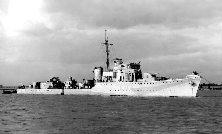 HMS Eglinton L87 Royal Navy Hunt class destroyer Photo Print or Framed Print - Hampshire Prints