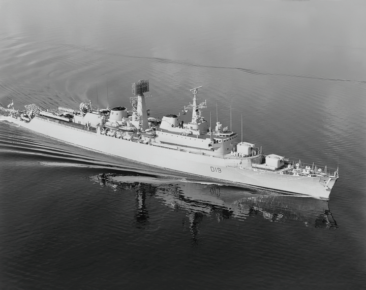 HMS Glamorgan D19 Royal Navy County class Destroyer Photo Print or Framed Print - Hampshire Prints